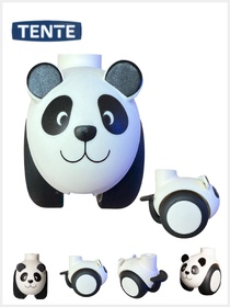 Колесная опора с тормозом 5025 PJI 050 panda fix Smile
